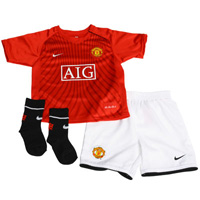 Official Man utd Babies/Infants Home Kit