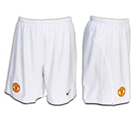 Official Man Utd Home Shorts 07/08